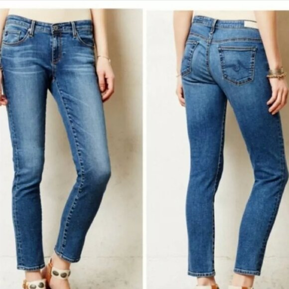 Ag Adriano Goldschmied Denim - Ag Adriano Goldschmied Womens Slim Straight "Stevie" Jeans Sz 28R